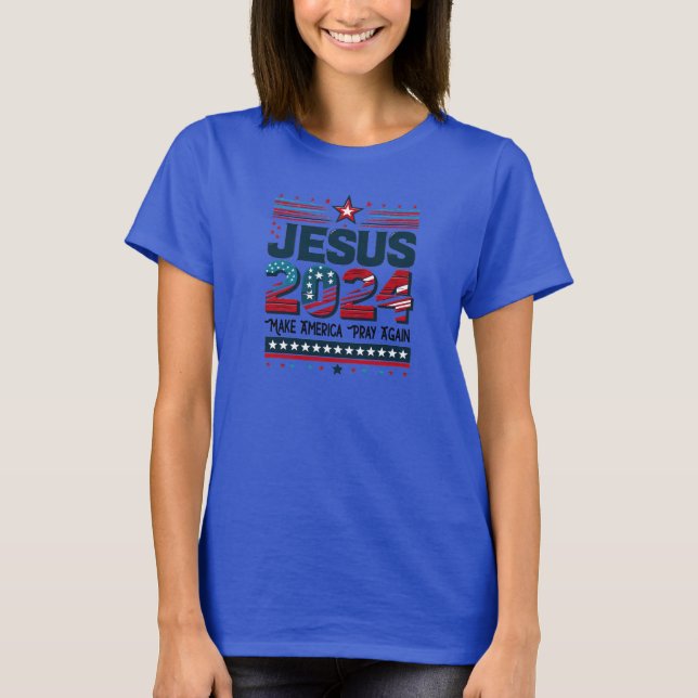 Camiseta Fé no Futuro: Jesus 2024 (Frente)