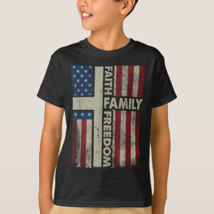 Camiseta Fé Nós Bandeira Cristão Religioso Deus Jesus Homen