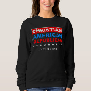 Camiseta Fé Patriótica Americana Cristã Republicana