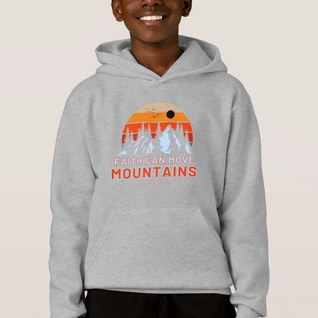 Camiseta Fé pode mover montanhas Bíblia (Frente)