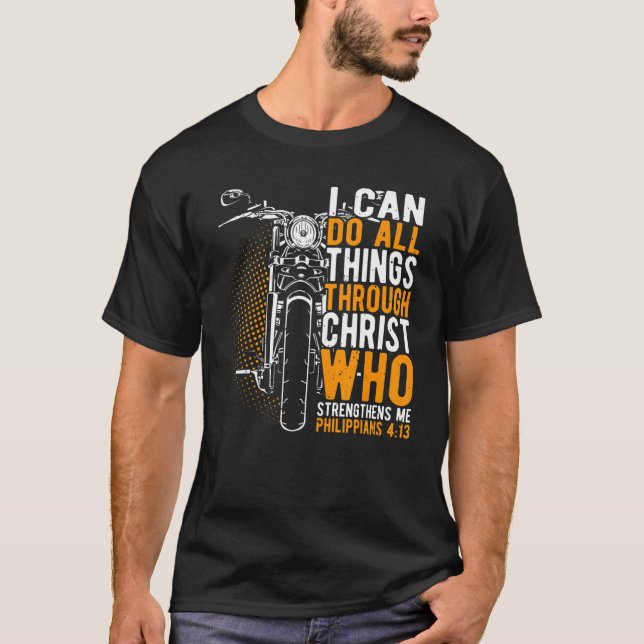 Camiseta Fé, posso fazer tudo através do cristo Christian (Frente)