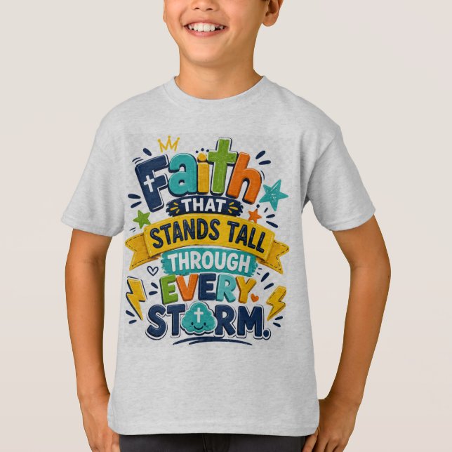 Camiseta Fé que permanece firme (Frente)