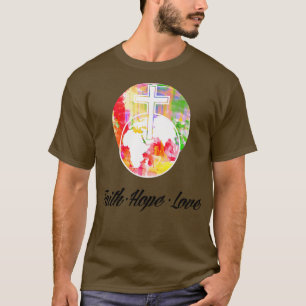 Camiseta Fé Religião Deus Bíblia Dizendo Presente Jesus 3