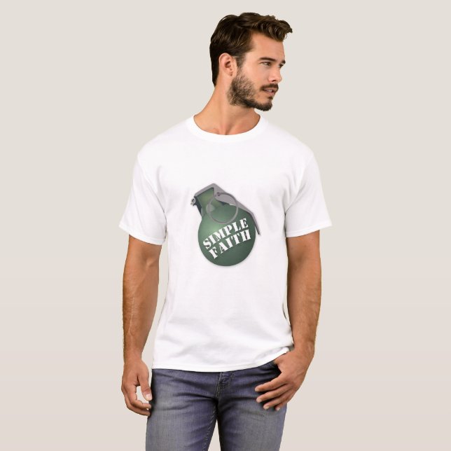 Camiseta Fé simples (Frente Completa)