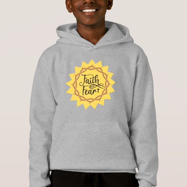 Camiseta fé sobre medo (Frente)