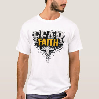Camiseta Fé Sobre o Medo