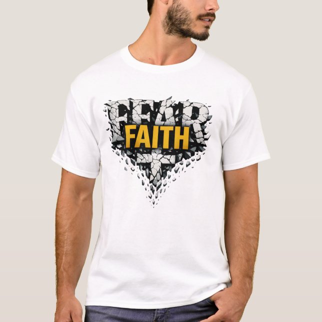 Camiseta Fé Sobre o Medo (Frente)