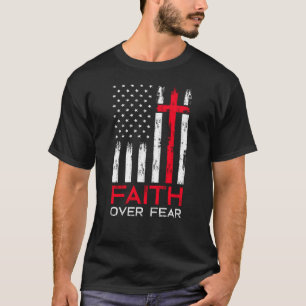 Camiseta Fé sobre o medo