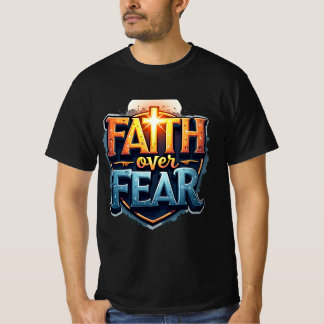 Camiseta Fé sobre o medo