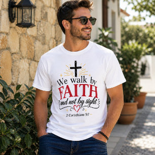 Camiseta Fé Sobre o Medo Cristão