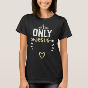 Camiseta Fé Somente Jesus Ditados de Jesus