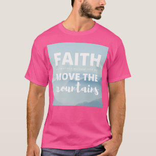 Camiseta Fé Tão Pequena Quanto Uma Sementes De Mostarda Pod