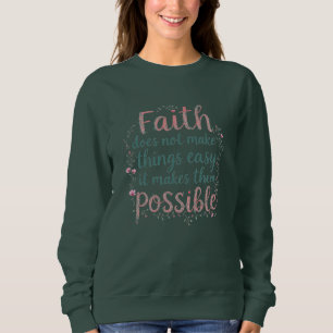 Camiseta Fé Torna As Coisas Possíveis Cristãs