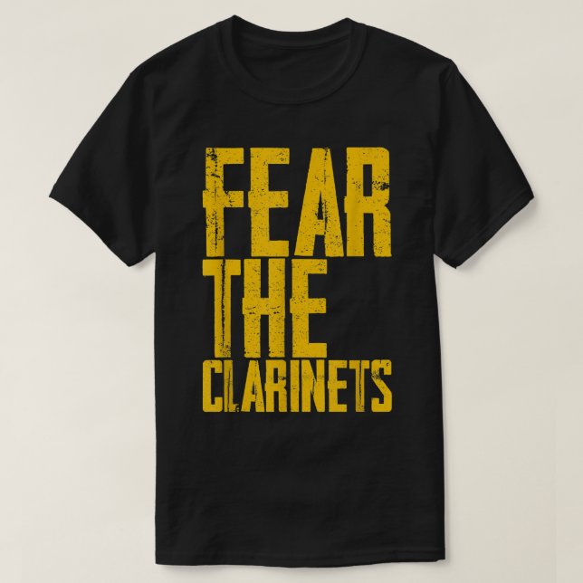 Camiseta Fear The Clarinets ---2 (Frente do Design)