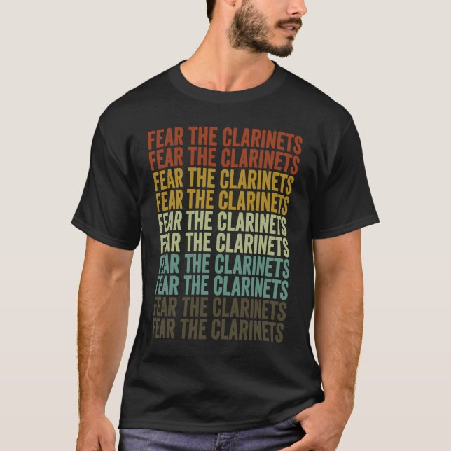 Camiseta Fear The Clarinets Clarinet Player (Frente)