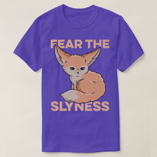 Camiseta Fear The Slyness Design For A Fennec Fo Lover Prem (Frente do Design)