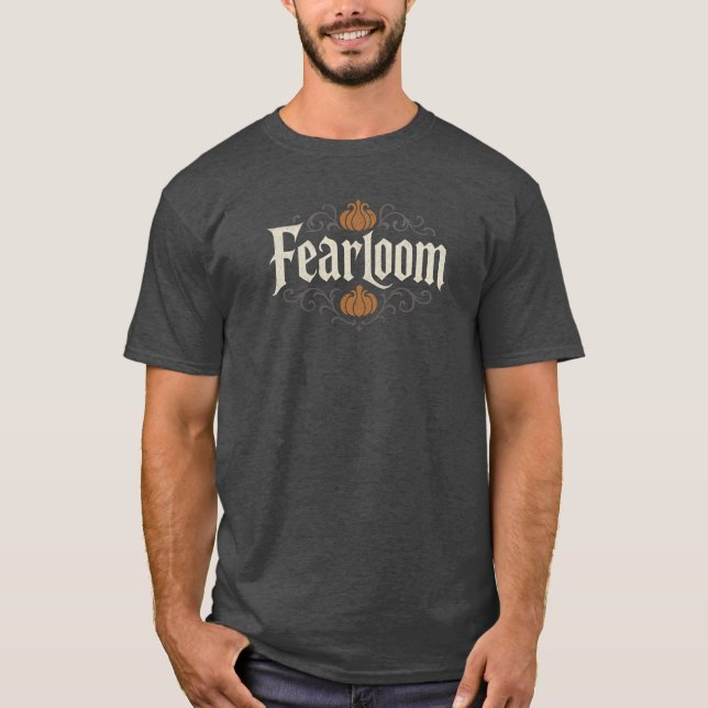 Camiseta Fearloom Gothic Halloween Estilo Spooky (Frente)