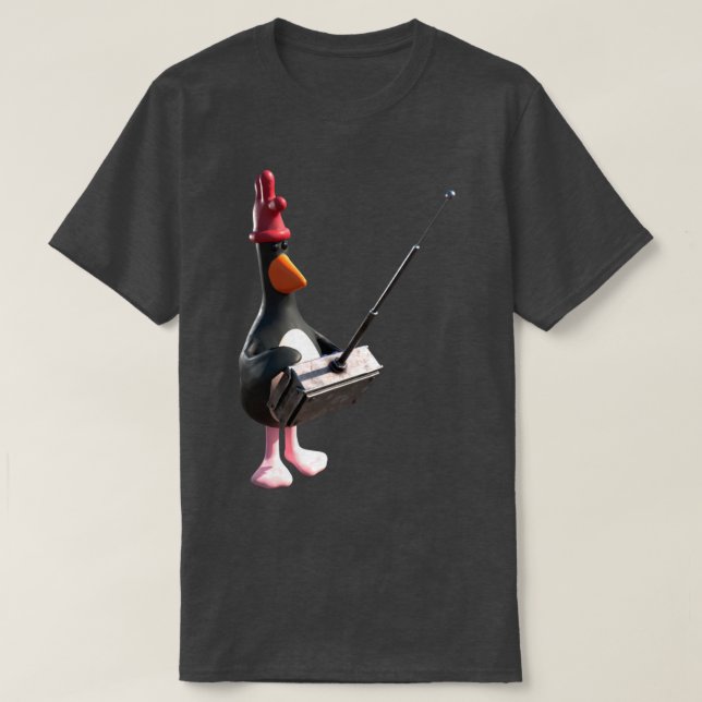 Camiseta Feather Mcgraw Remote Control Funny (Frente do Design)