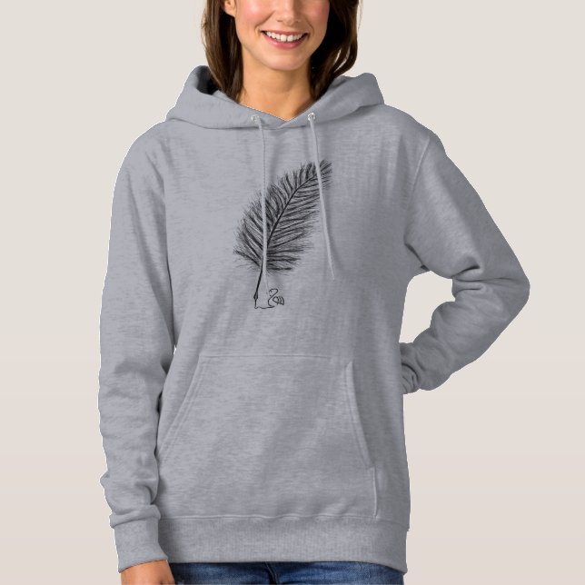 Camiseta Feather Quill a voz dos pensamentos e emoções (Frente)