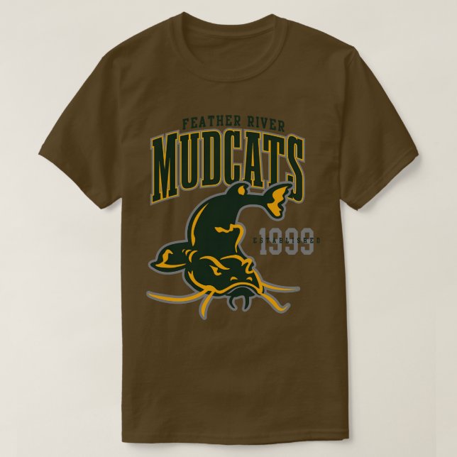 Camiseta Feather River Mudcats (Frente do Design)