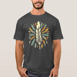 Camiseta Feather Southwest Warrior Indian Tribal Art