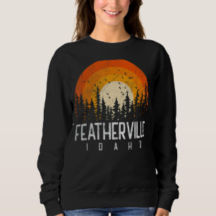 Camiseta Featherville Idaho ID Retro Vintage anos 70 80 9