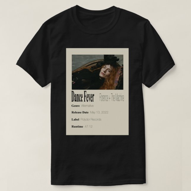 Camiseta Febre de dança (Frente do Design)