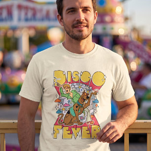 Camiseta Febre de Disco com Scooby e Shaggy