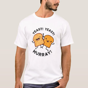 Camiseta Febre de Levedura Furada Engraçada Pão