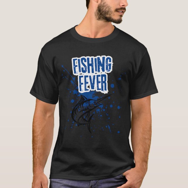 Camiseta febre de pesca (Frente)