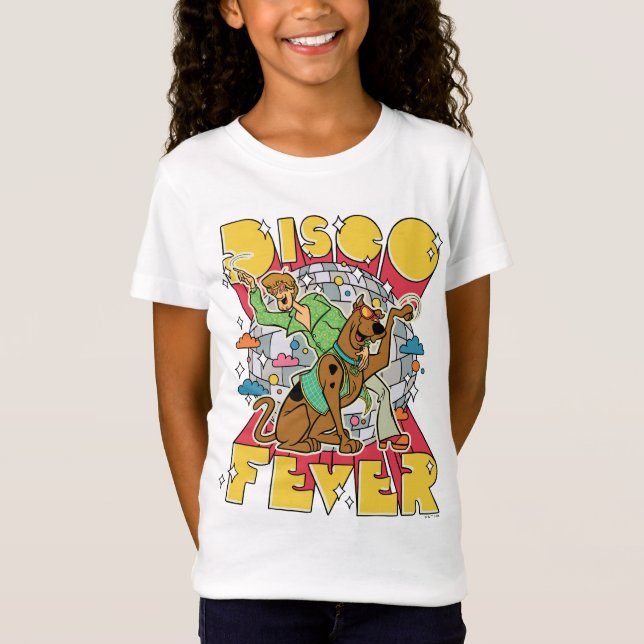 Camiseta Febre Disco com Scooby e Shaggy (Frente)