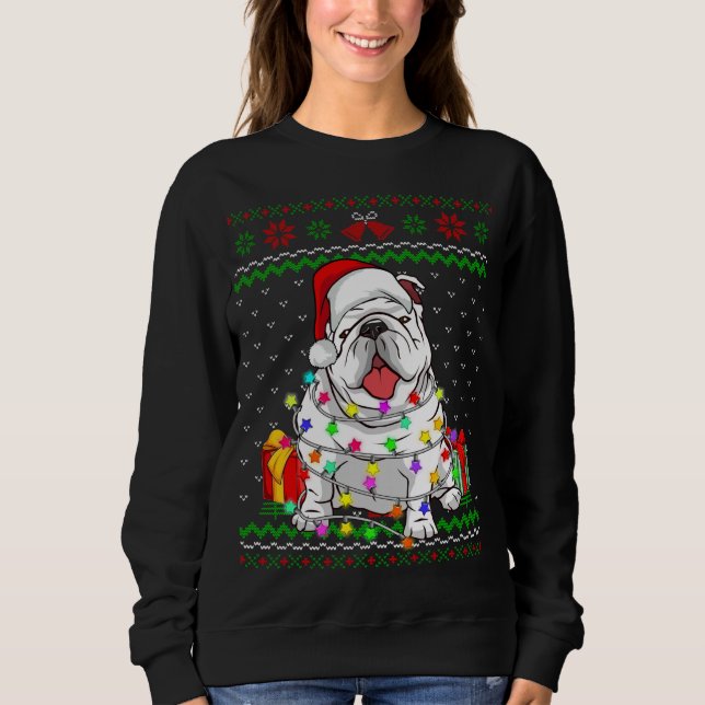 Camiseta Febre Doce Noite de Natal Inglês Cachorro (Frente)