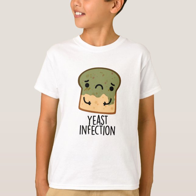 Camiseta Febre Infecção Pão Engraçado (Frente)