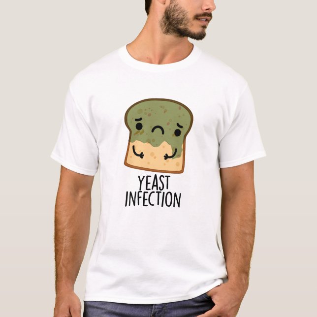 Camiseta Febre Infecção Pão Engraçado (Frente)