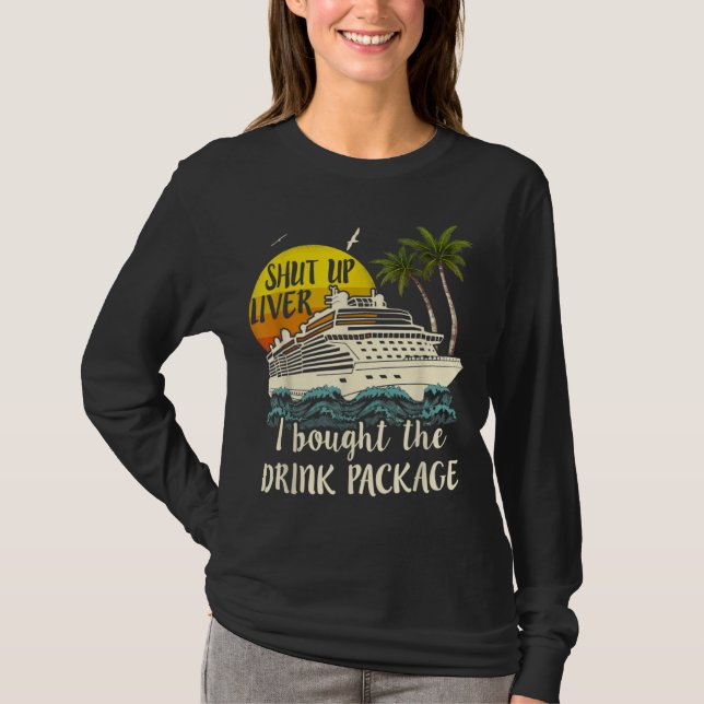 Camiseta Fecha O Fígado Que Comprei O Pacote De Bebidas (Frente)