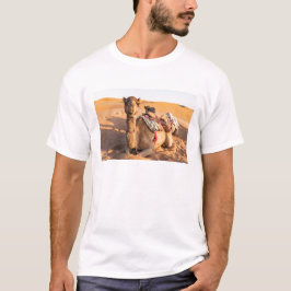 Camiseta Fechamento de Camel no deserto de Oman