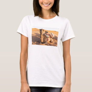 Camiseta Fechamento de Camel no deserto de Oman