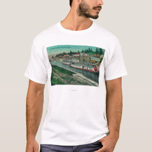 Camiseta Fechamentos da cascata no Rio Columbia