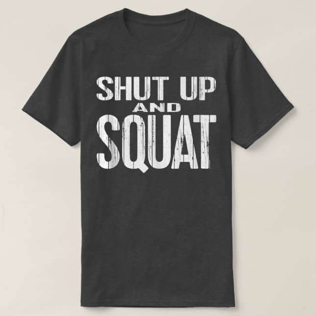 Camiseta FECHAR E SQUAT Powerinclusive Gea de Treinamento d (Frente do Design)