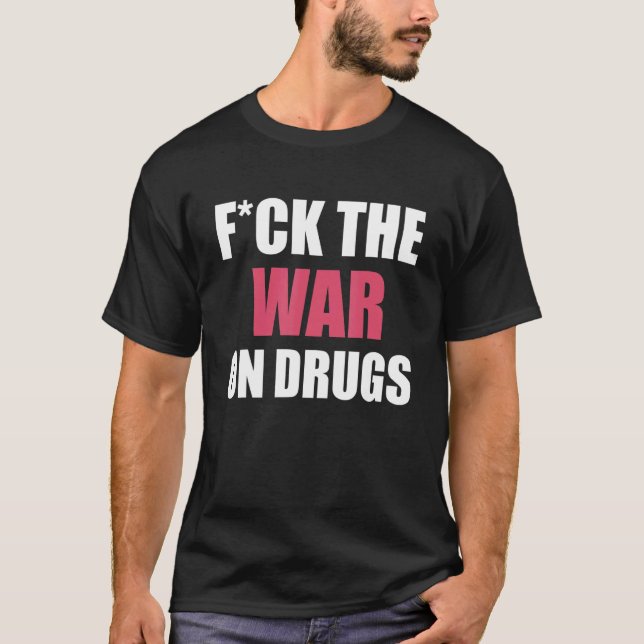 Camiseta Feche A Guerra Contra A Roupa Da Droga (Frente)