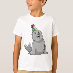 Camiseta Feche com a Parte de chapéu
