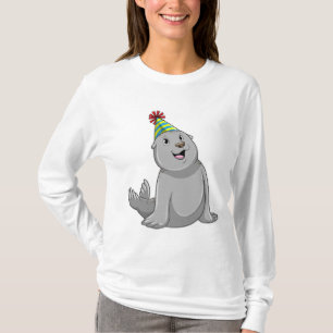 Camiseta Feche com a Parte de chapéu