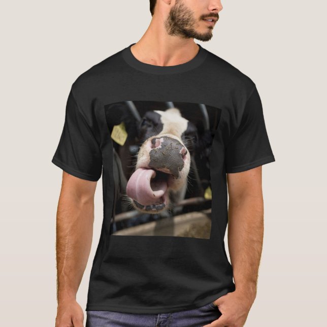 Camiseta Feche o nariz e a língua da vaca (Frente)