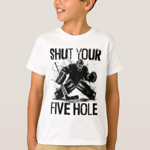 Camiseta Feche o Seu Cinco Buracos - Goleiro de Hóquei no G