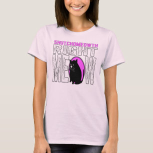 Camiseta Feche sua boca - MEOW direito! O gatinho fala