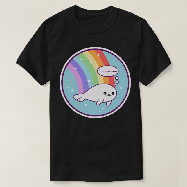 Camiseta Fecho-arco-íris da homologação (Frente do Design)