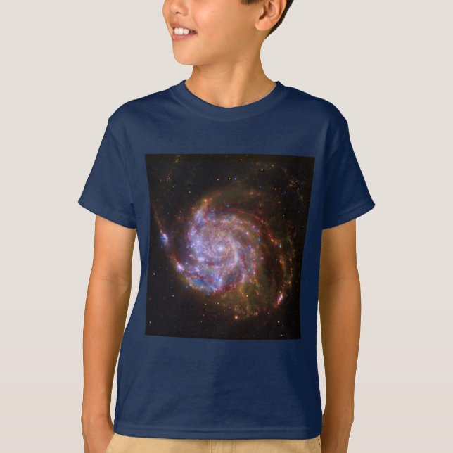Camiseta Fécula de cravagem: M101 Galáxia (Frente)
