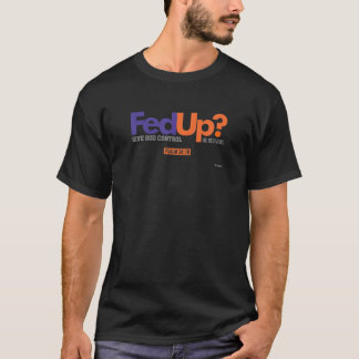 Camiseta Fed Up? Deem a Deus Controle Salm 34:19 Christian 
