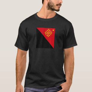 Camiseta Federação Comunista Anarquista da Bandeira da Occi