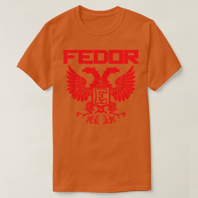 Camiseta Fedor Emelianenko Último Imperador MMA (Frente do Design)